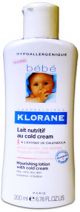 Klorane BéBé Latte nutritivo cold cream 200 ml
