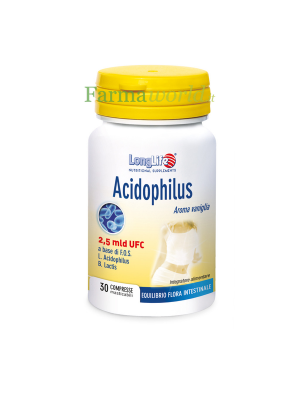 Longlife Acidophilus 30 Tavolette Masticabili
