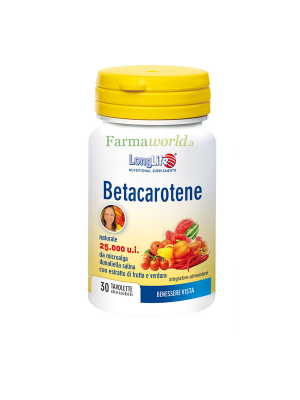 Longlife Betacarotene 30 Tavolette