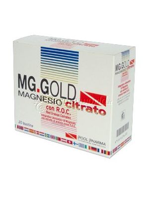 Mg Gold Magnesio Citrato 20 Bustine