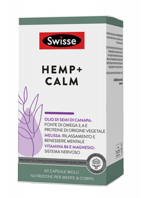 Swisse Hemp+ Calm 60 Capsule vegetali