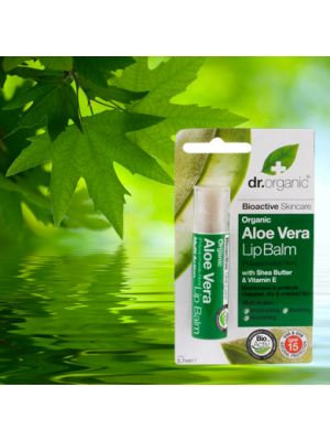 Dr.Organic Aloe Vera Balsamo Labbra 5,7 ml Linea Calmante