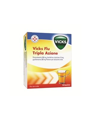 VICKS FLU TRIPLA A*OS POLV10BS