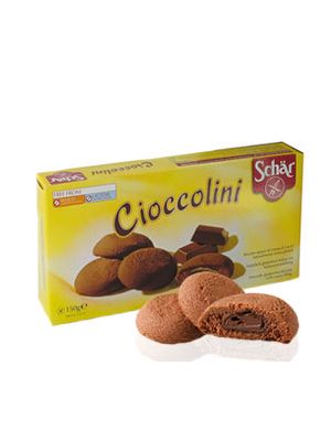 Schar Biscotti Cioccolini crema cacao 150 g