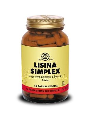 Solgar Lisina Simplex 50 capsule