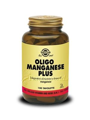 Solgar Oligo  Manganese Plus 100 tavolette