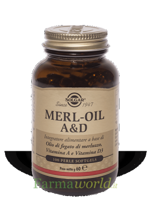 Solgar Merl Oil A & d 100 Perle