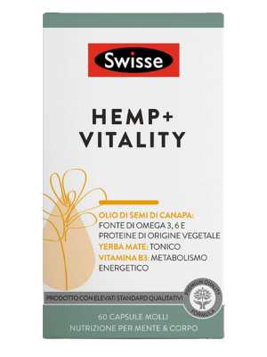 Swisse Hemp+ Vitality 60 Capsule molli